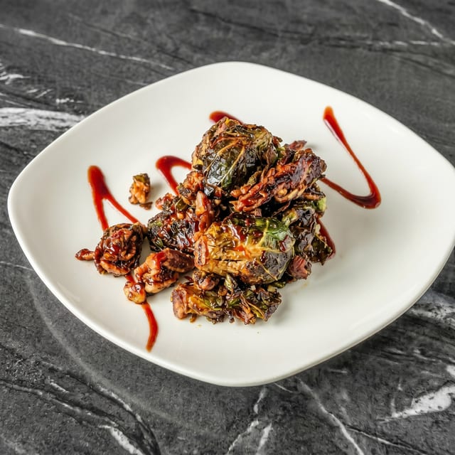 Crispy Brussels.
